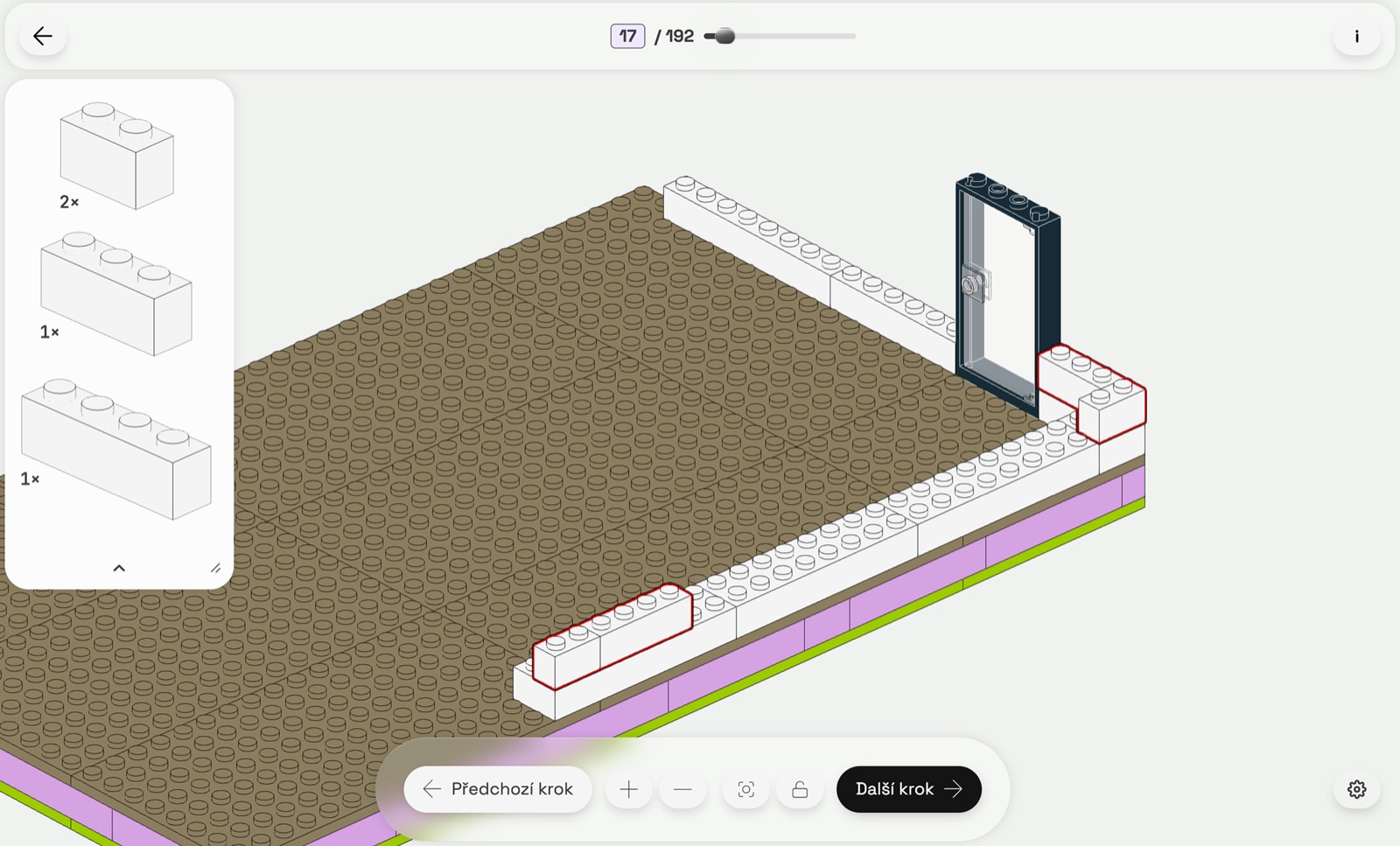 OneMoreStud preview: a 3D brick model to rotate on a tablet
